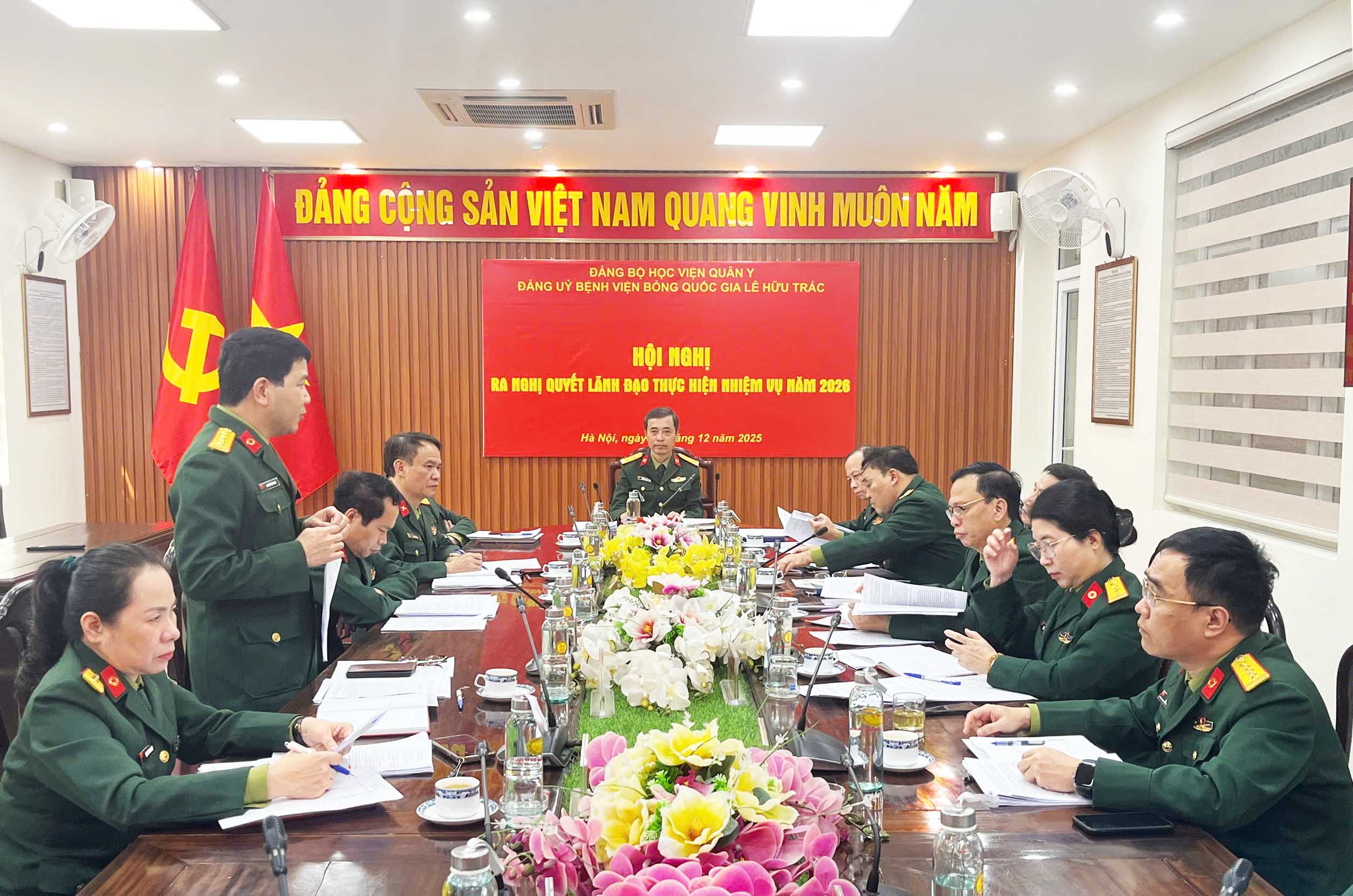 Đảng ủy Bệnh viện Bỏng Quốc gia Lê Hữu Trác ra Nghị quyết lãnh đạo thực hiện nhiệm vụ năm 2026