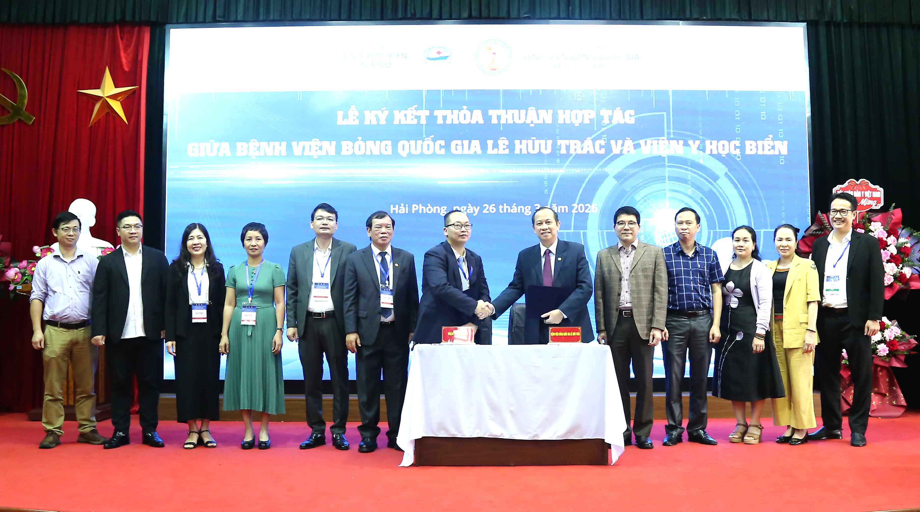 Ký kết MOU giữa Viện Y học biển và Bệnh viện Bỏng Quốc gia Lê Hữu Trác: Mở rộng hợp tác chuyên sâu trong điều trị và nghiên cứu