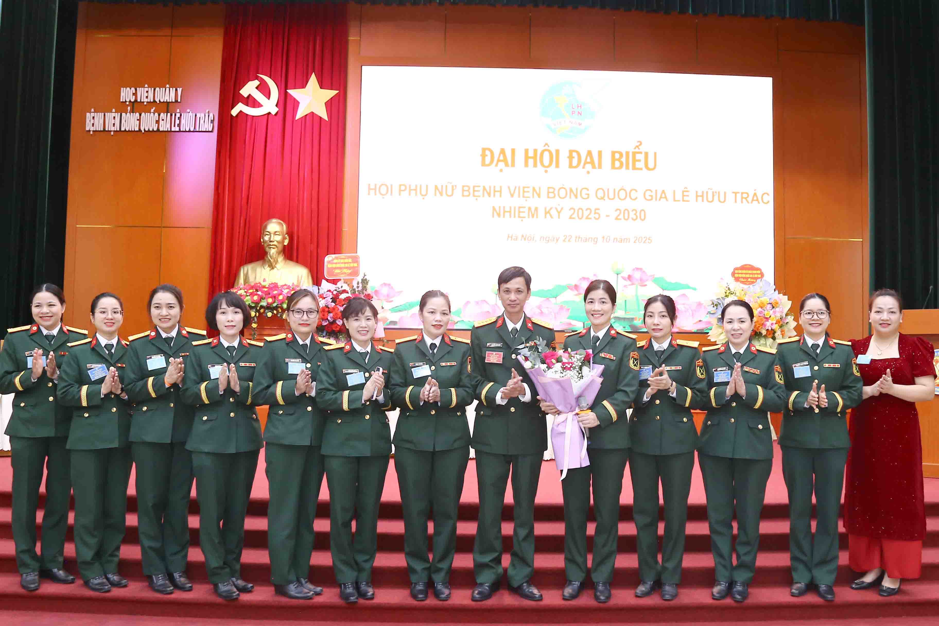 Tổ chức thành công Đại hội đại biểu Hội phụ nữ Bệnh viện Bỏng Quốc gia Lê Hữu Trác nhiệm kỳ 2025 – 2030 
